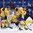 PLYMOUTH, MICHIGAN - APRIL 4: Sweden's Sarah Grahn #1 makes a pad save while Johanna Olofsson #7 and Olivia Carlsson #29 along with Finland's Susanna Tapani #12 look on during quarterfinal round action at the 2017 IIHF Ice Hockey Women's World Championship. (Photo by Matt Zambonin/HHOF-IIHF Images)

